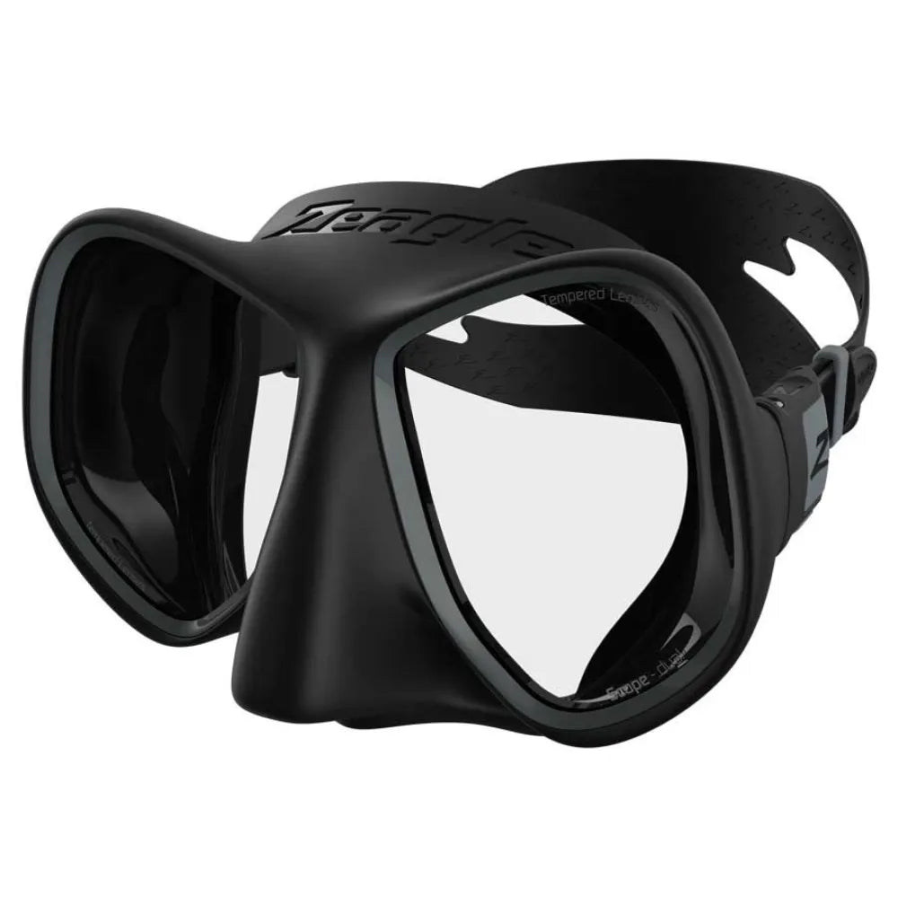 Zeagle Scope Dual Diving Mask Black Aqua