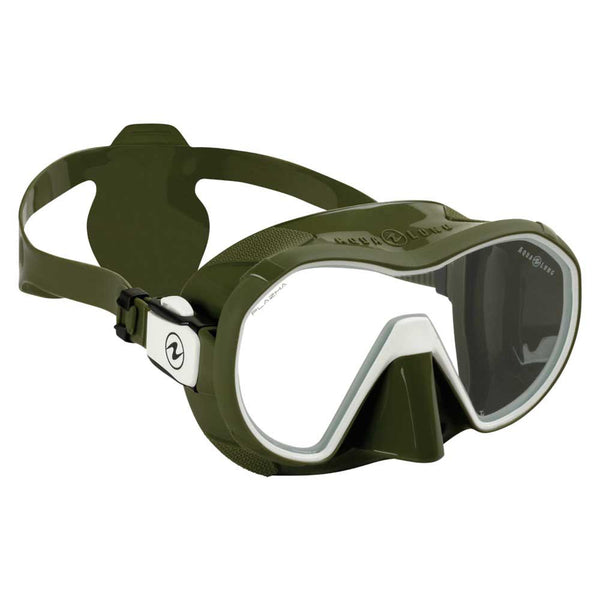 Aqualung Plazma Diving Mask Olive White