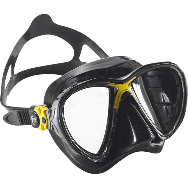 Cressi Evo Big Eyes Evolution Diving Mask Black Yellow