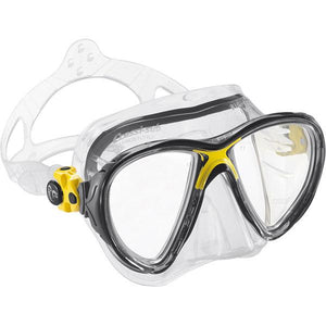 Cressi Evo Big Eyes Evolution Diving Mask Transparent Yellow